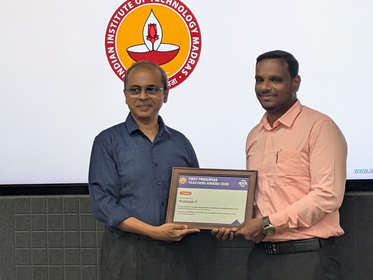 First Principles Teachers Award 2026