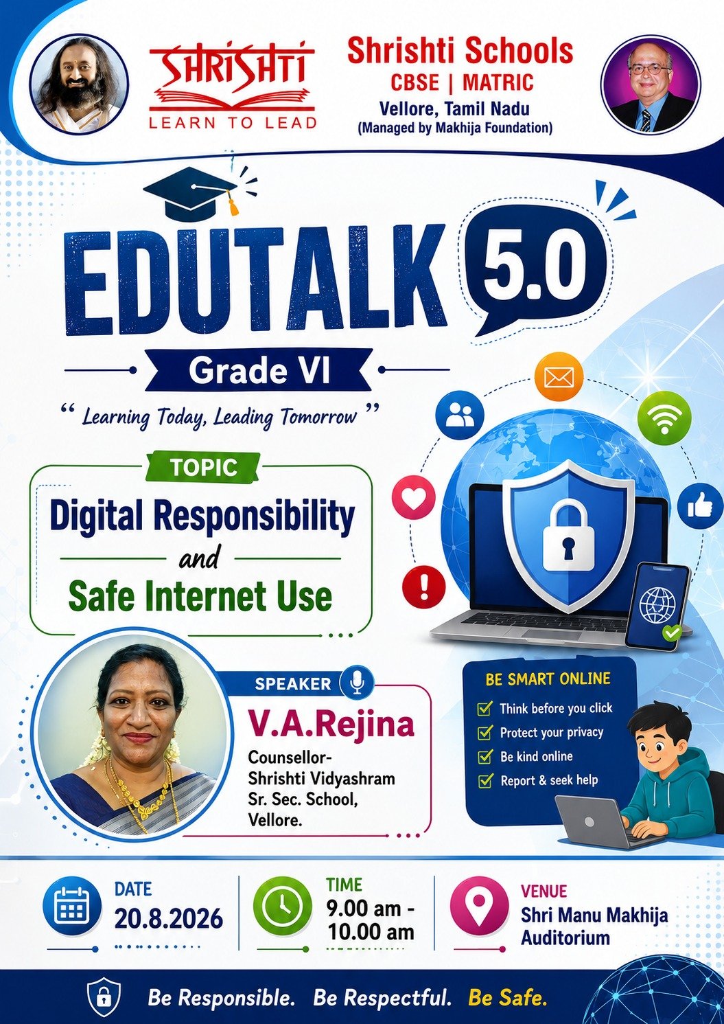 Edutalk 5.0 - Digital Responsiblity And Safe Internet Use For Grade VI