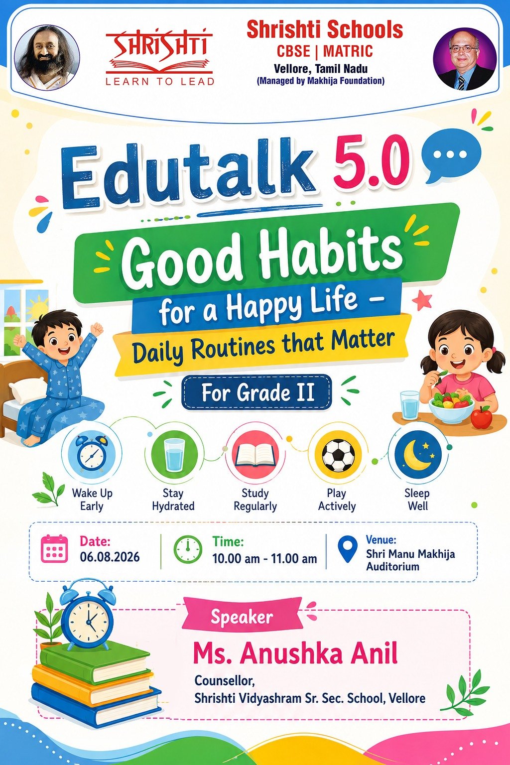 Edutalk 5.0 - Good Habits For a Happy Life Daily Routines That Matter For Grade II