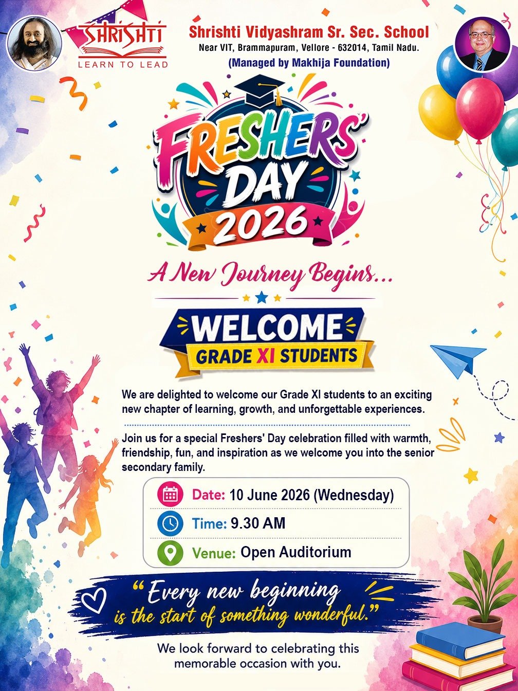Grade XI Freshers' Day